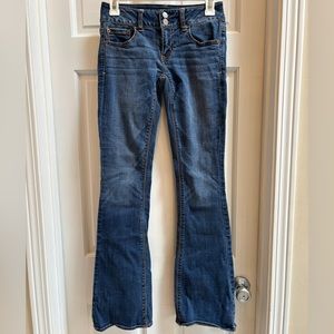 American Eagle Low Rise Boot Cut Jeans Vintage